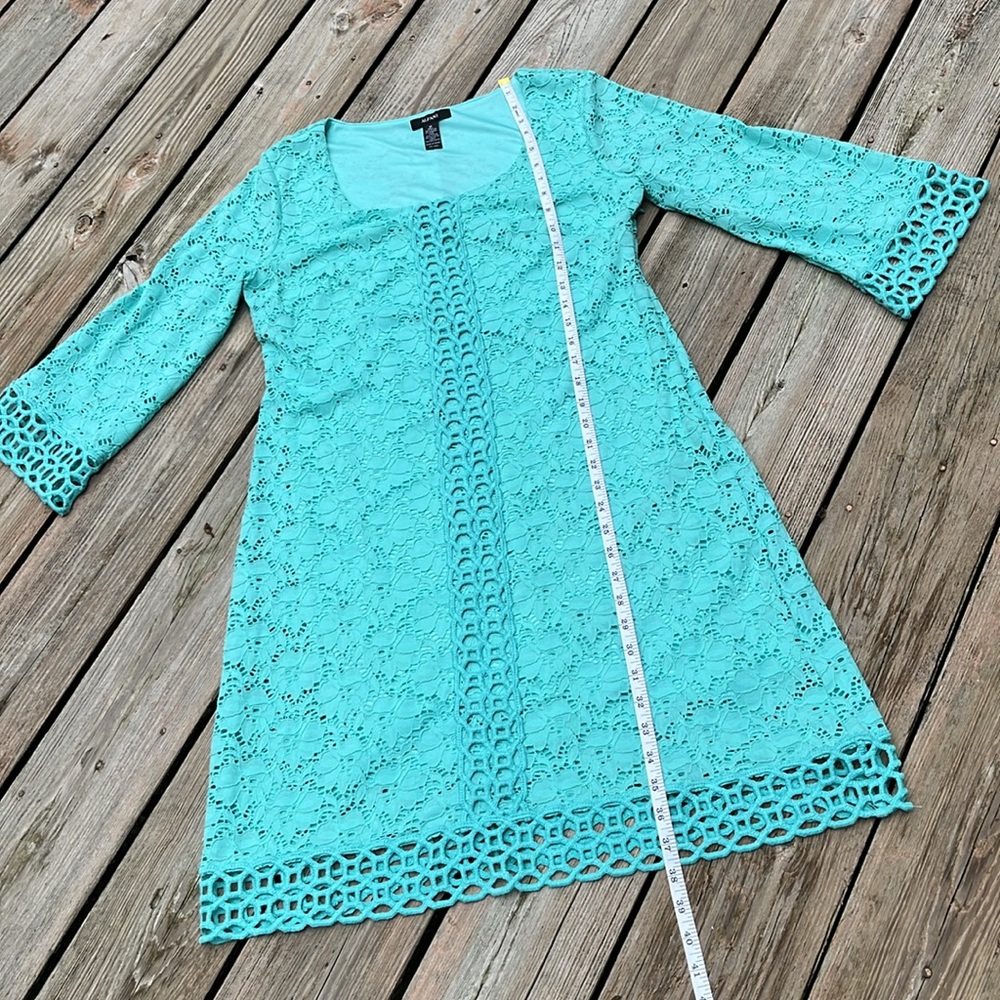 Alfani pretty boho lacey a-line dress M - Picture 9 of 9